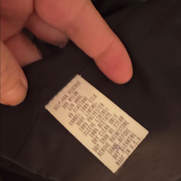 HOST PIC NANETTE LEPORE BLACK TUXEDO JACKET EMBELLISHED LARGE RHINESTONE CLOSE 2